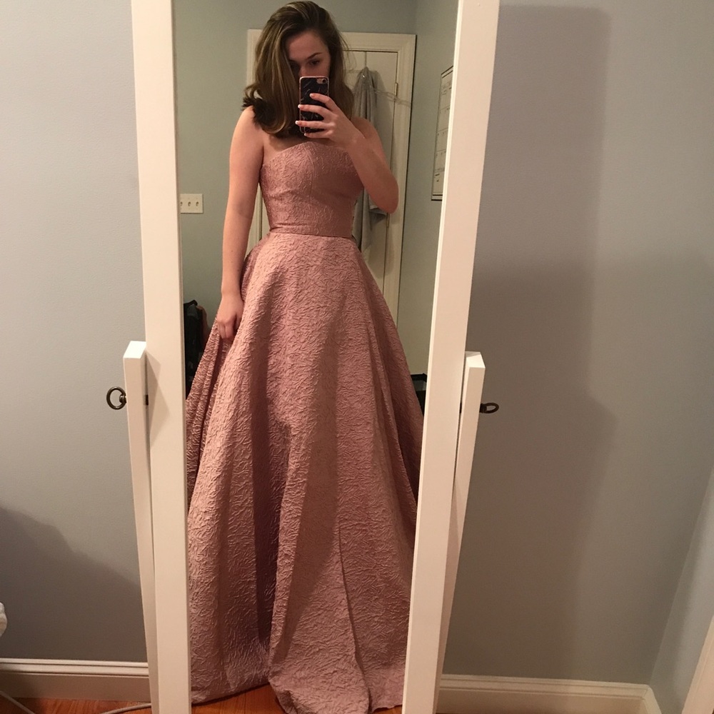 Sherri Hill strapless pink prom dress WITH TAGS